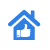 House with thumb icon